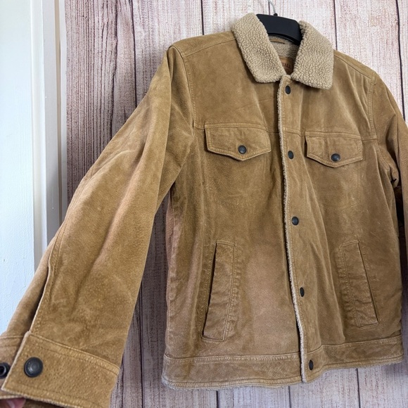 Vintage Aeropostale Men’s Leather Jacket size Medium - Picture 4 of 11